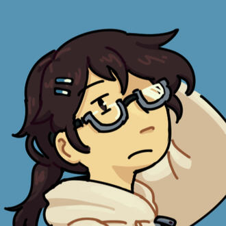 Hue Profile photo art of a person wearing glasses.